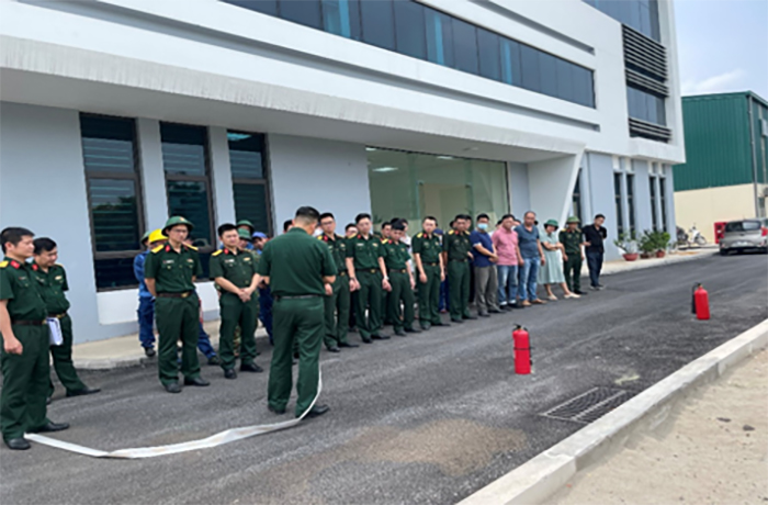 Trung tâm Nhiệt đới Việt - Nga luyện tập và kiểm tra công tác phòng chống cháy nổ năm 2024